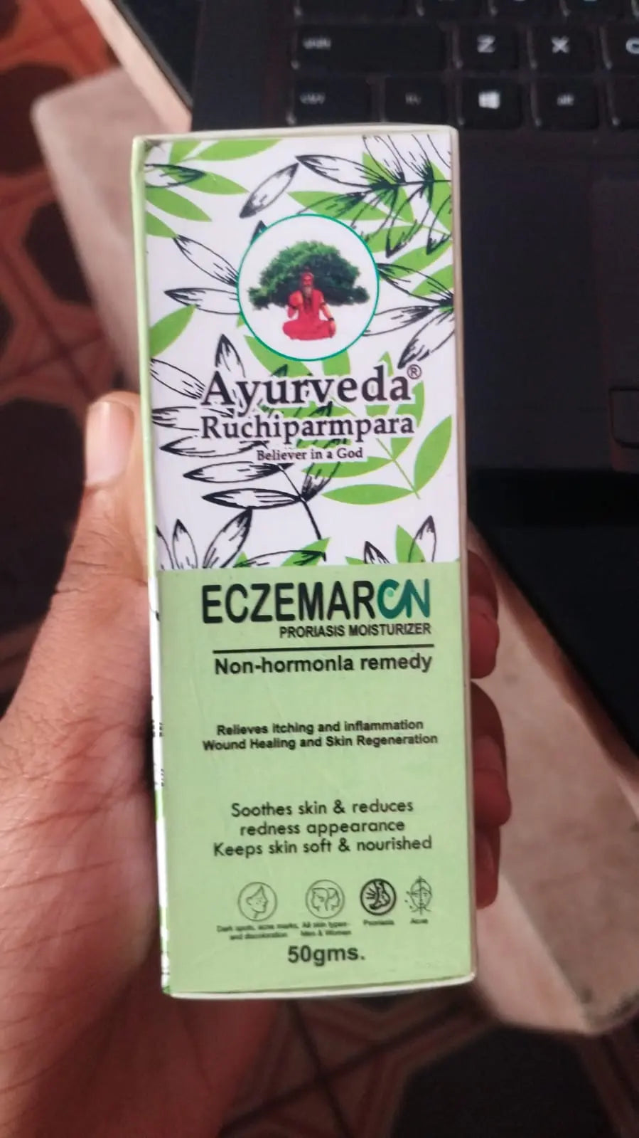 Eczemaron Anti-Fungal Cream – Fast Relief from Eczema, Ringworm & Itching (50g)
