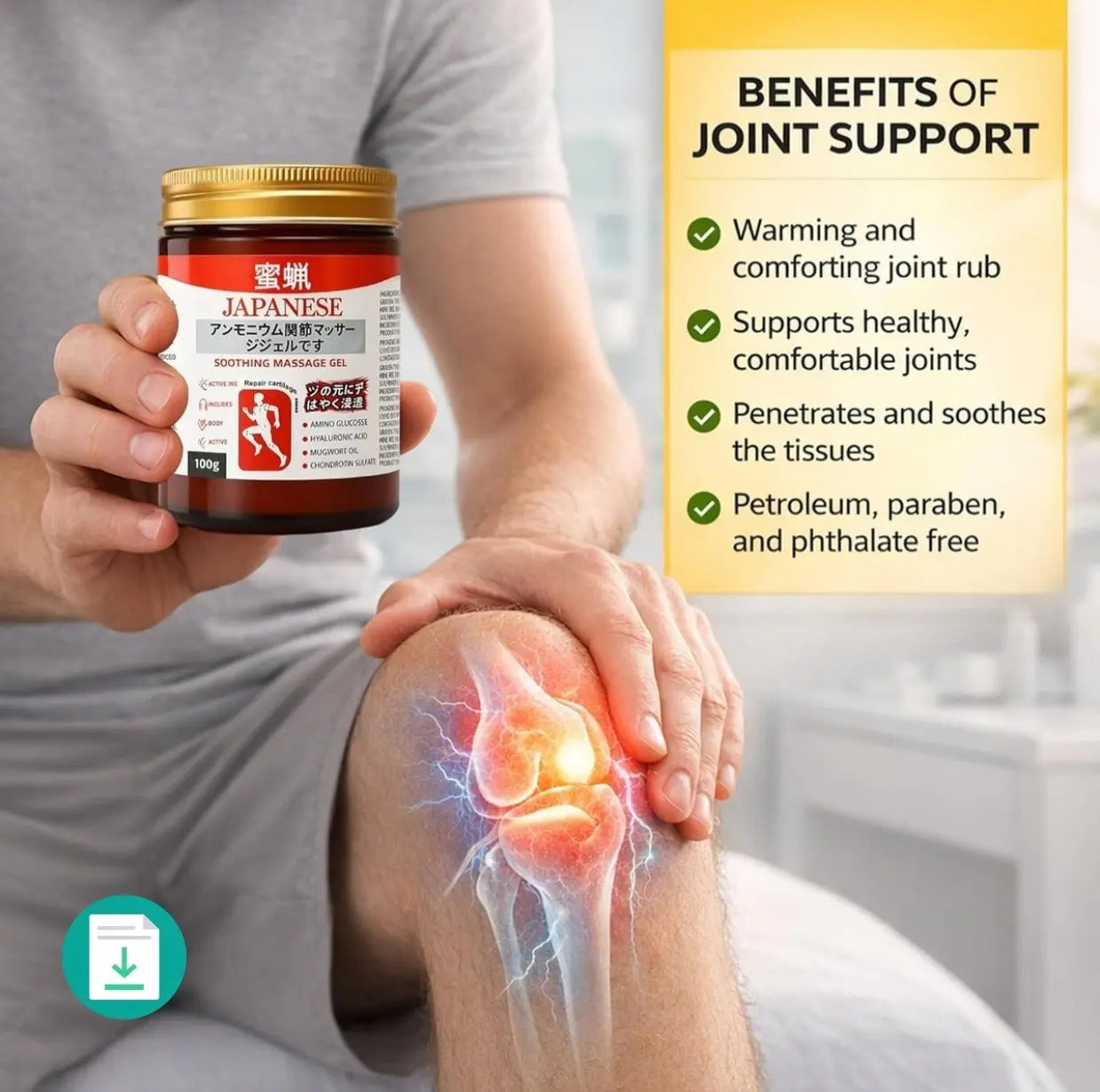 Japanese Message Gel 100gm Japanese Pain Relief Cream Japanese Gel Japanese Soothing Message Gel 100gm